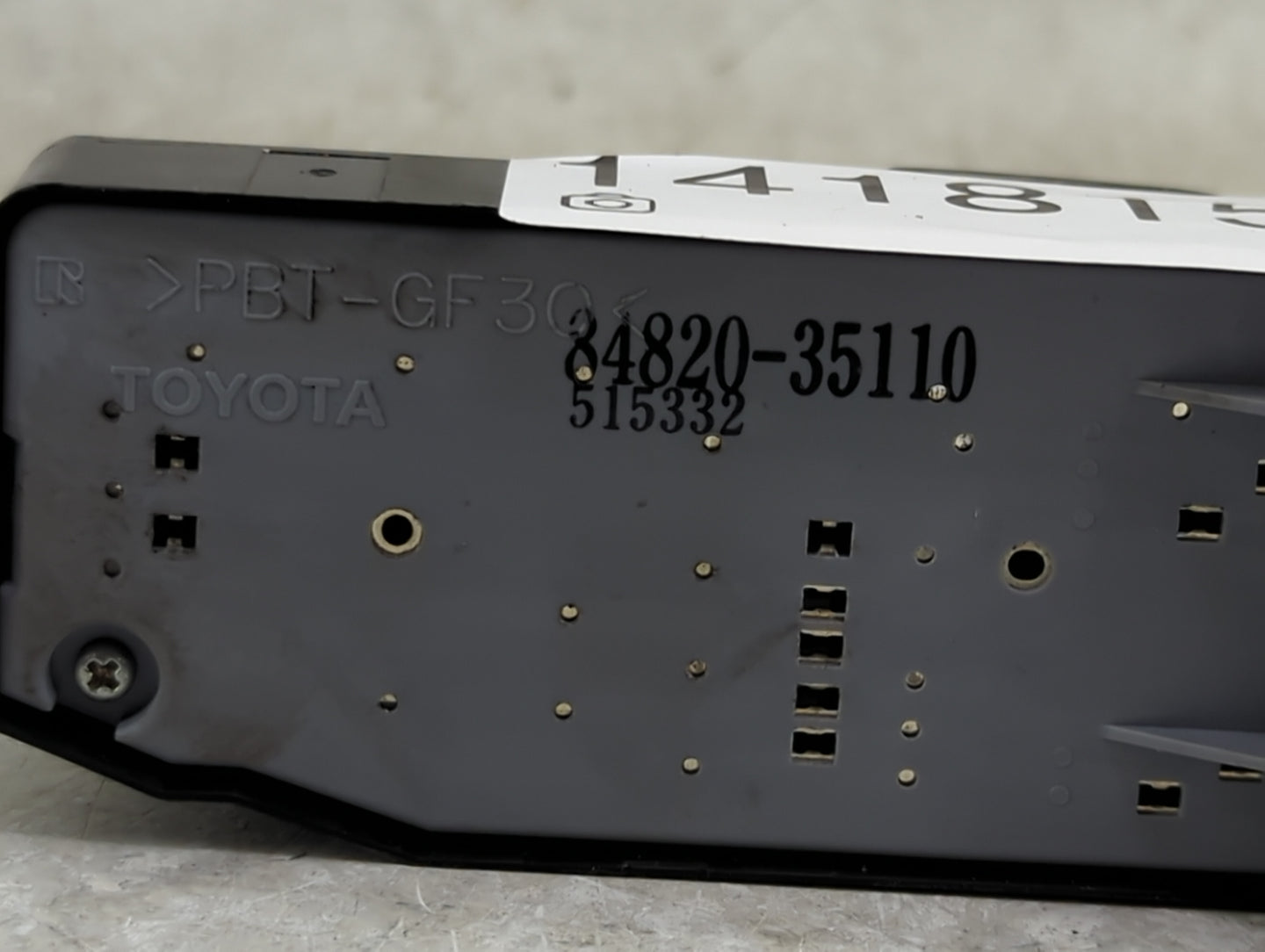 2006-2009 Toyota 4runner Master Power Window Switch Replacement Driver Side Left P/N:84820-35110 Fits Fits 2006 2007 2008 20