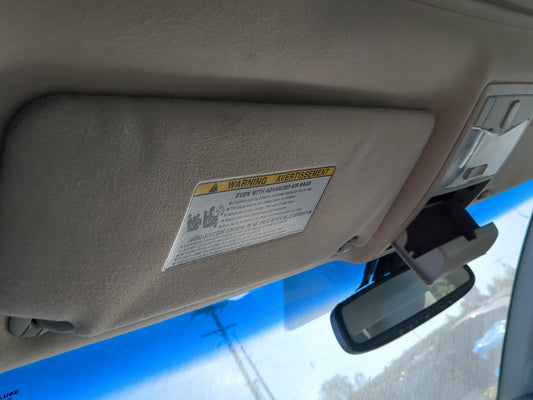 2005-2012 Toyota Avalon Sun Visor Shade Replacement Driver Left Mirror Fits Fits 2005 2006 2007 2008 2009 2010 2011 2012 OEM