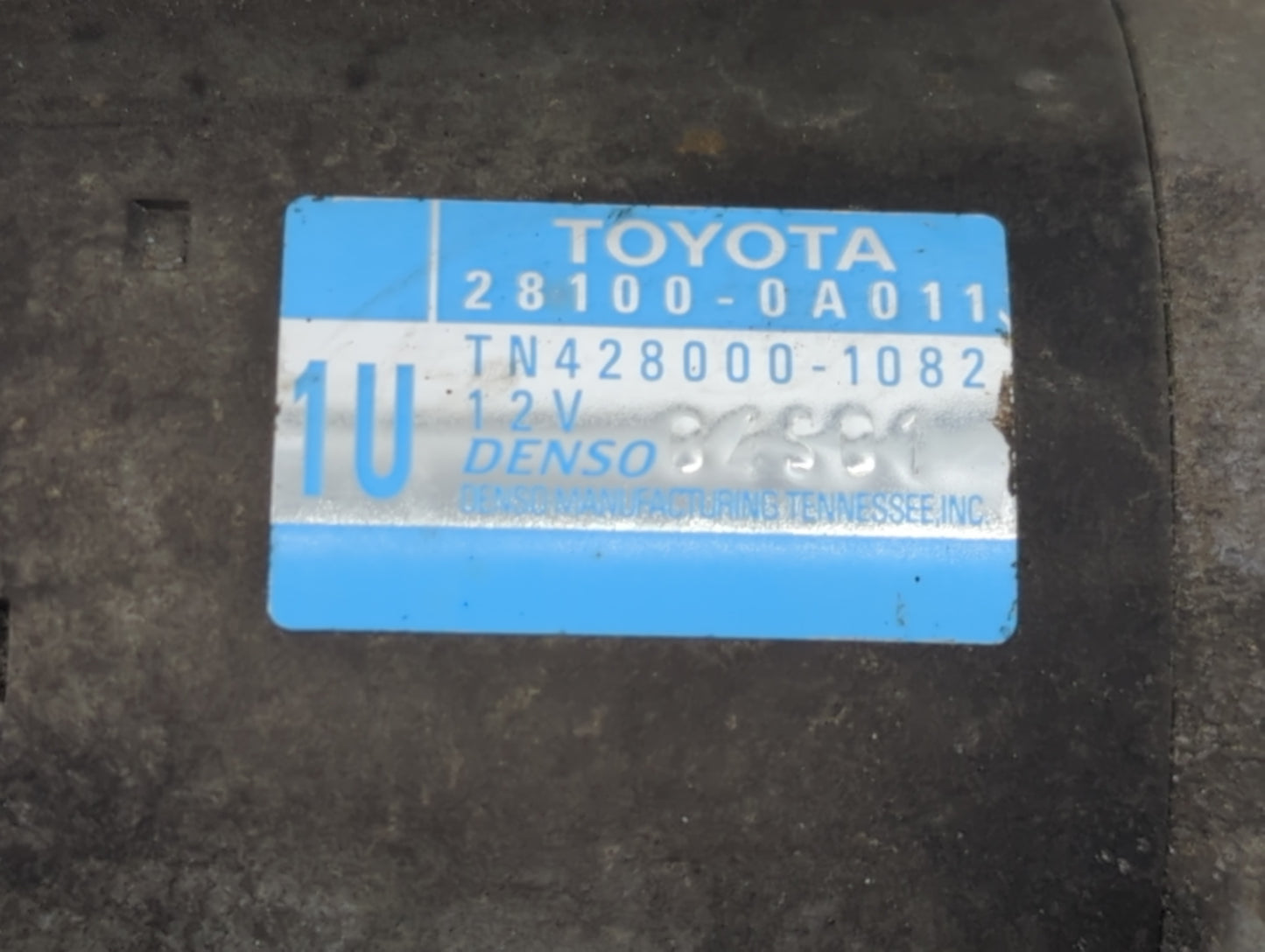 2005-2018 Toyota Avalon Car Starter Motor Solenoid OEM P/N:TN428000-108212V 28100-0A011 Fits OEM Used Auto Parts - Oemusedau