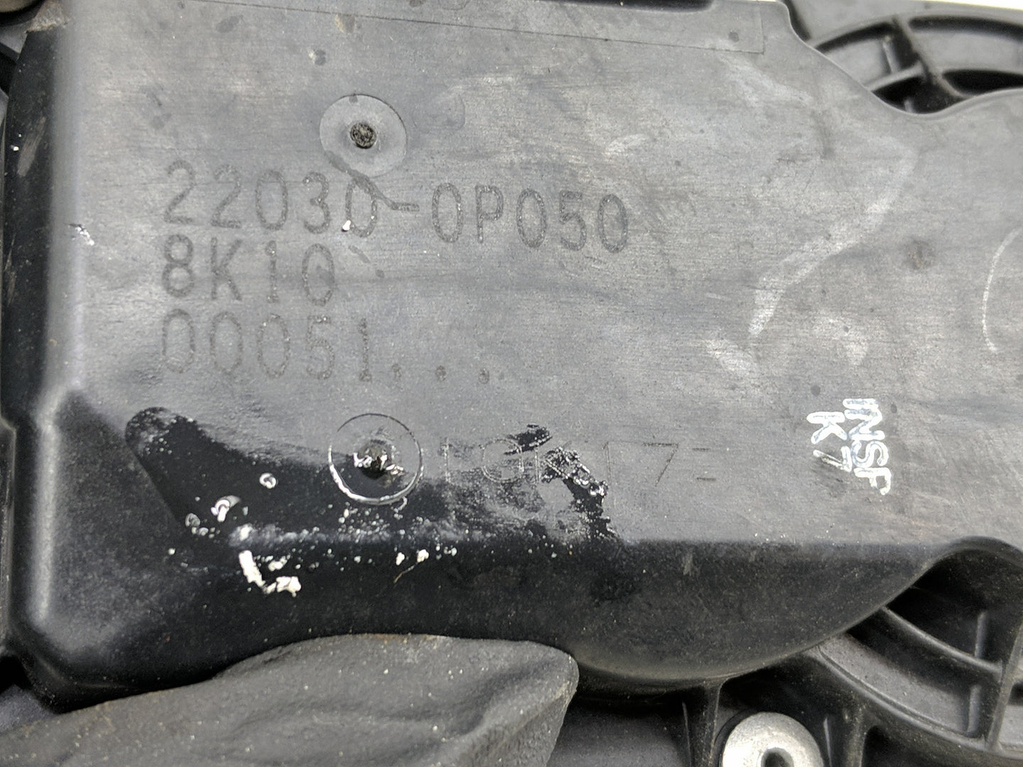 2005-2018 Toyota Avalon Throttle Body P/N:22030-0P050 Fits OEM Used Auto Parts - Oemusedautoparts1.com