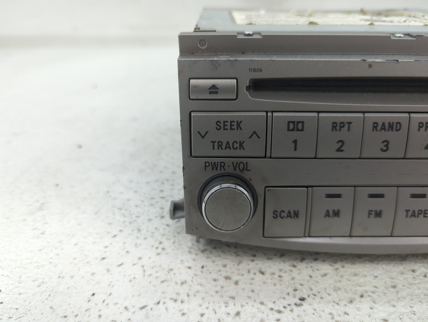 2005-2007 Toyota Avalon Radio AM FM Cd Player Receiver Replacement P/N:86120-AC140 Fits Fits 2005 2006 2007 OEM Used Auto Pa
