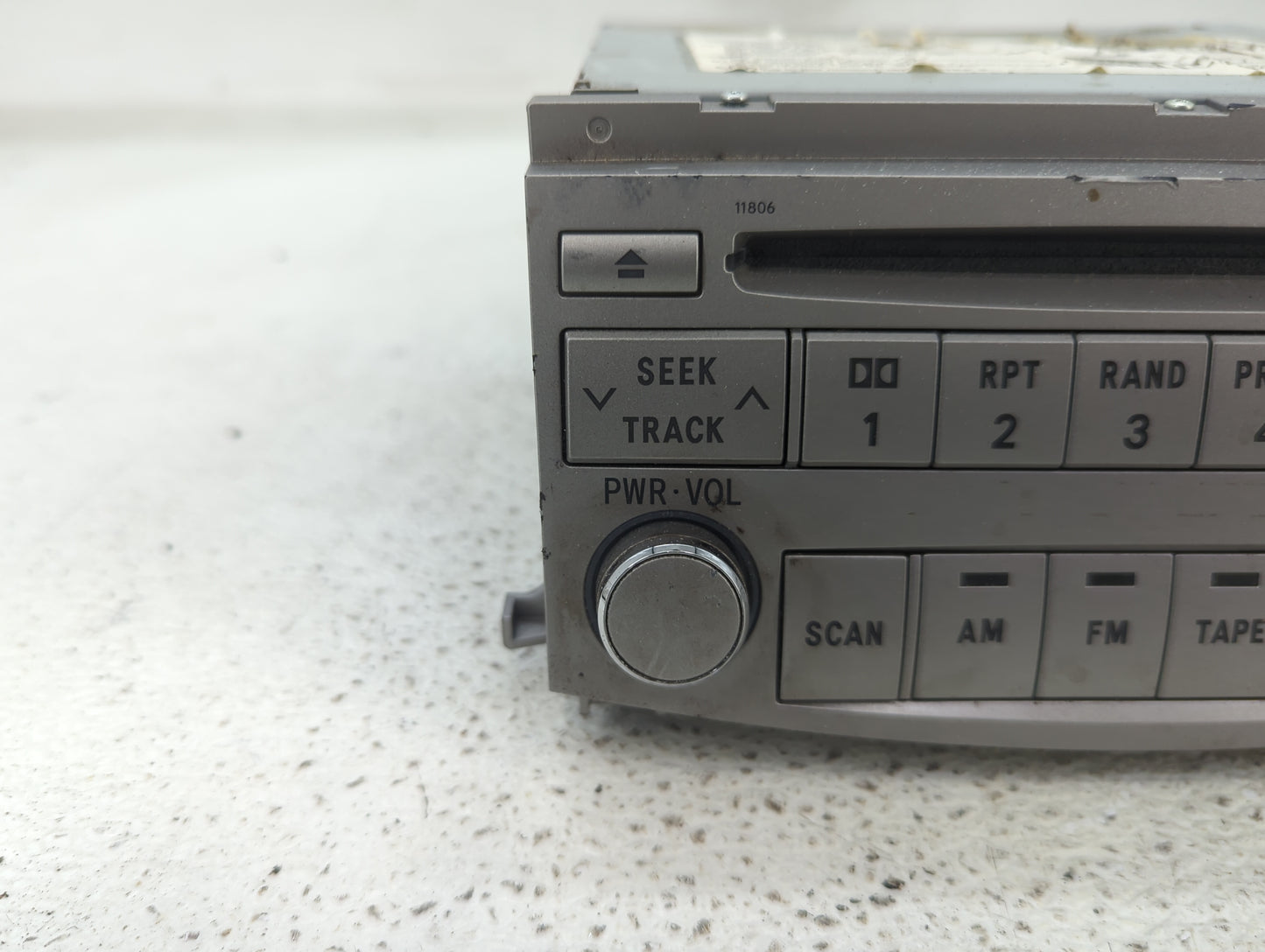 2005-2007 Toyota Avalon Radio AM FM Cd Player Receiver Replacement P/N:86120-AC140 Fits Fits 2005 2006 2007 OEM Used Auto Pa