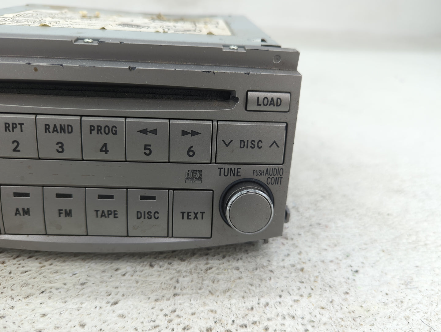 2005-2007 Toyota Avalon Radio AM FM Cd Player Receiver Replacement P/N:86120-AC140 Fits Fits 2005 2006 2007 OEM Used Auto Pa