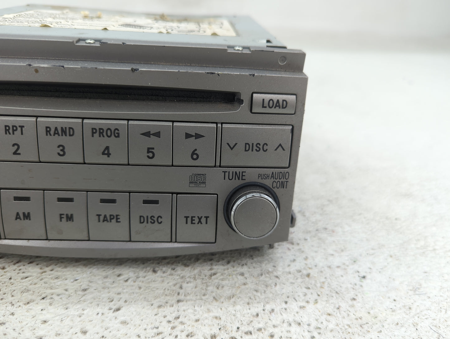 2005-2007 Toyota Avalon Radio AM FM Cd Player Receiver Replacement P/N:86120-AC140 Fits Fits 2005 2006 2007 OEM Used Auto Pa
