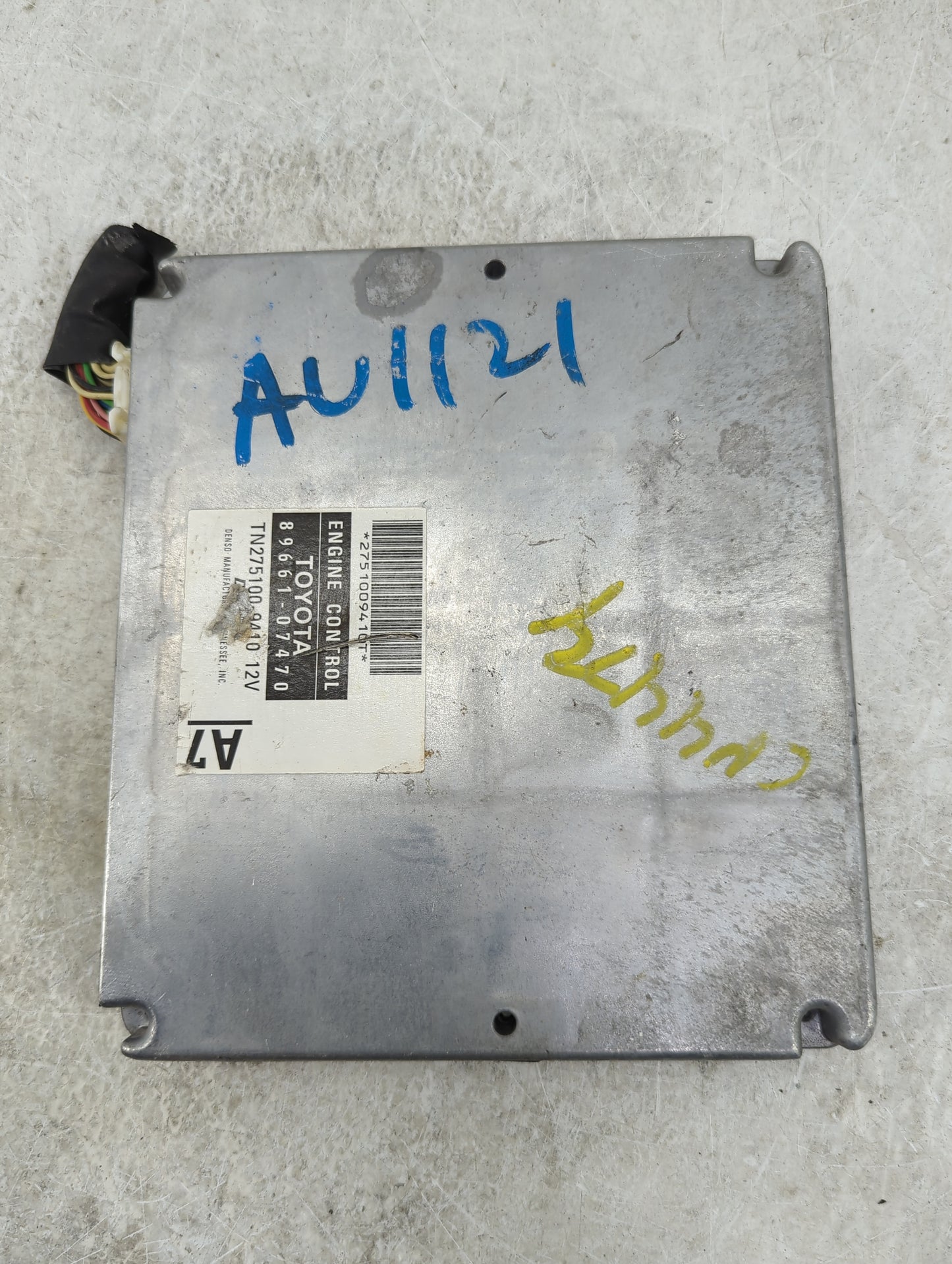 2007 Toyota Avalon PCM Engine Control Computer ECU ECM PCU OEM P/N:89661-07470 2751009410, TN2751009410 Fits OEM Used Auto P