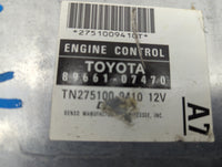 2007 Toyota Avalon PCM Engine Control Computer ECU ECM PCU OEM P/N:89661-07470 2751009410, TN2751009410 Fits OEM Used Auto P
