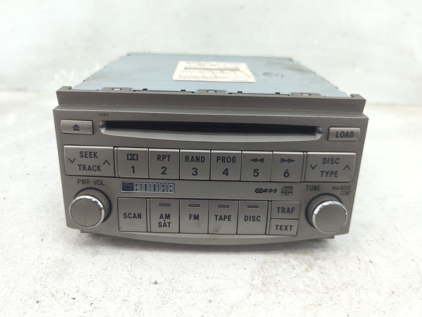 2005-2007 Toyota Avalon Radio AM FM Cd Player Receiver Replacement P/N:86120-AC150 Fits Fits 2005 2006 2007 OEM Used Auto Pa