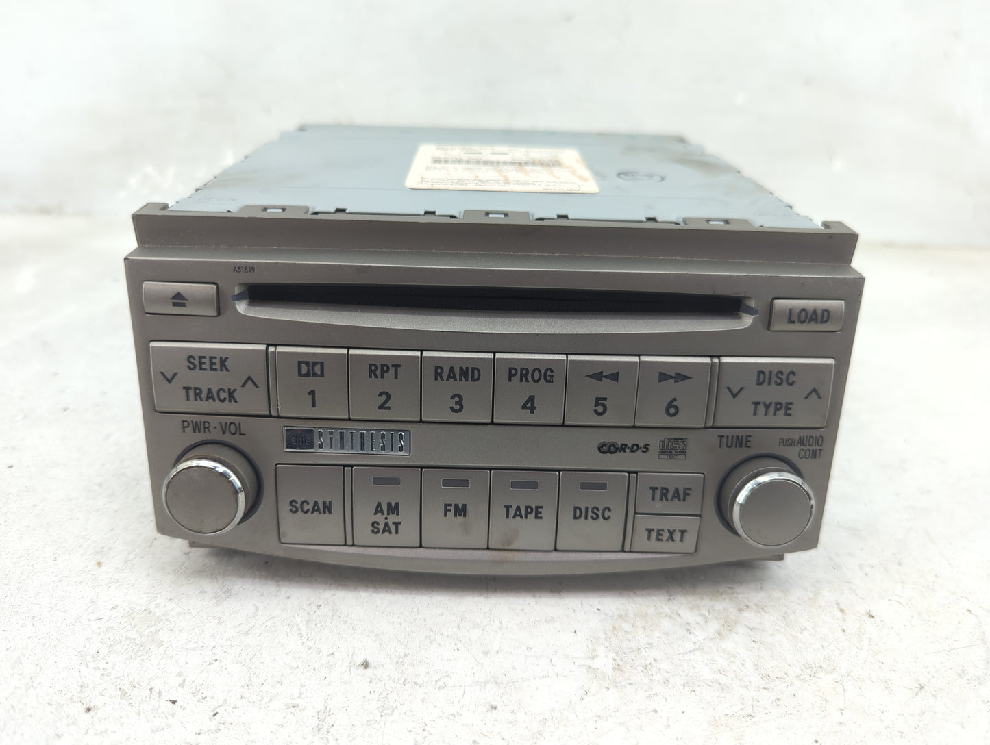 2005-2007 Toyota Avalon Radio AM FM Cd Player Receiver Replacement P/N:86120-AC150 Fits Fits 2005 2006 2007 OEM Used Auto Pa