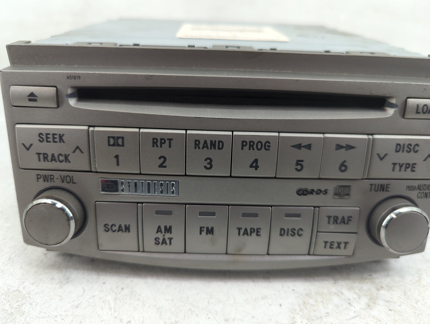 2005-2007 Toyota Avalon Radio AM FM Cd Player Receiver Replacement P/N:86120-AC150 Fits Fits 2005 2006 2007 OEM Used Auto Pa