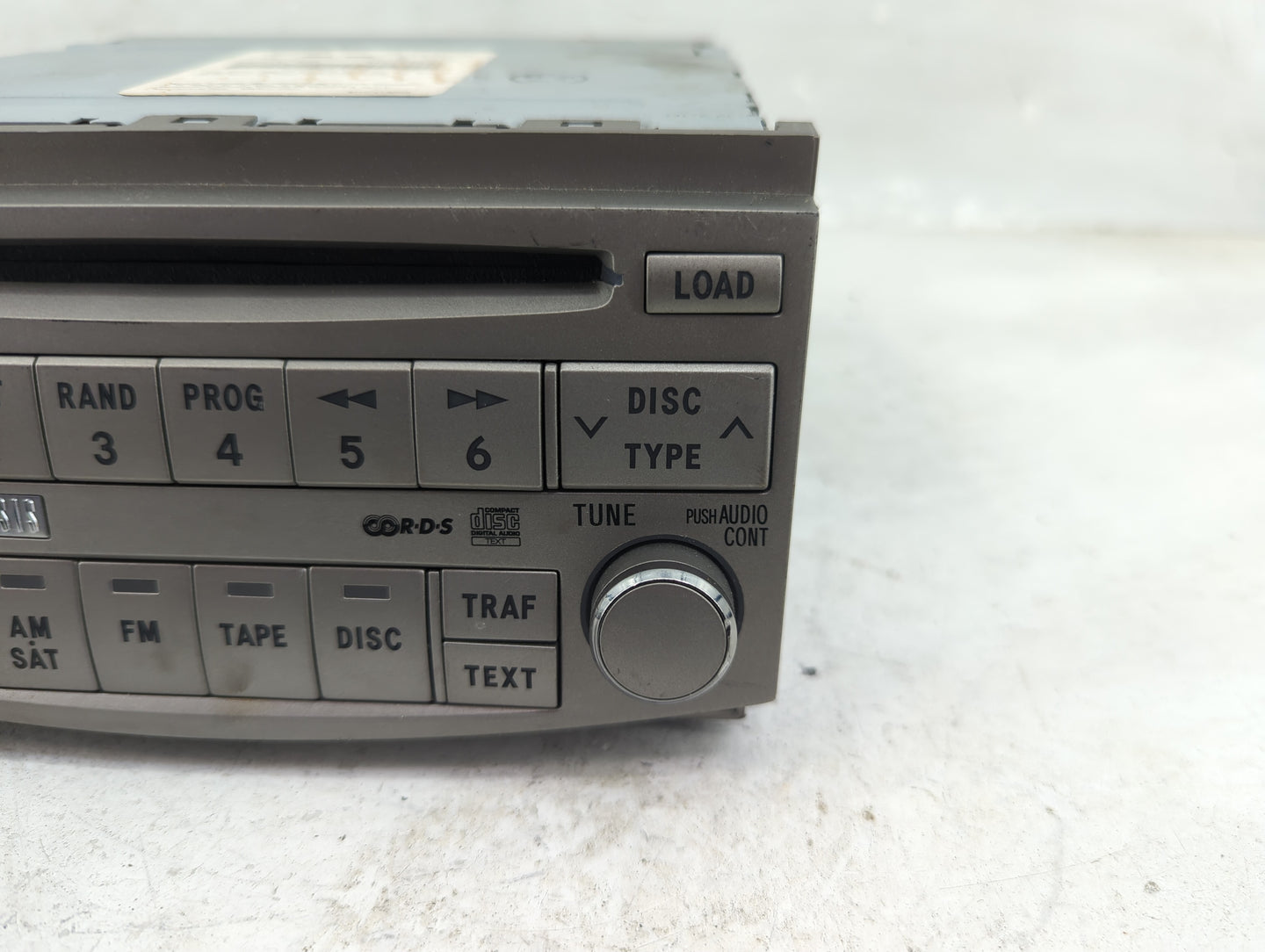 2005-2007 Toyota Avalon Radio AM FM Cd Player Receiver Replacement P/N:86120-AC150 Fits Fits 2005 2006 2007 OEM Used Auto Pa