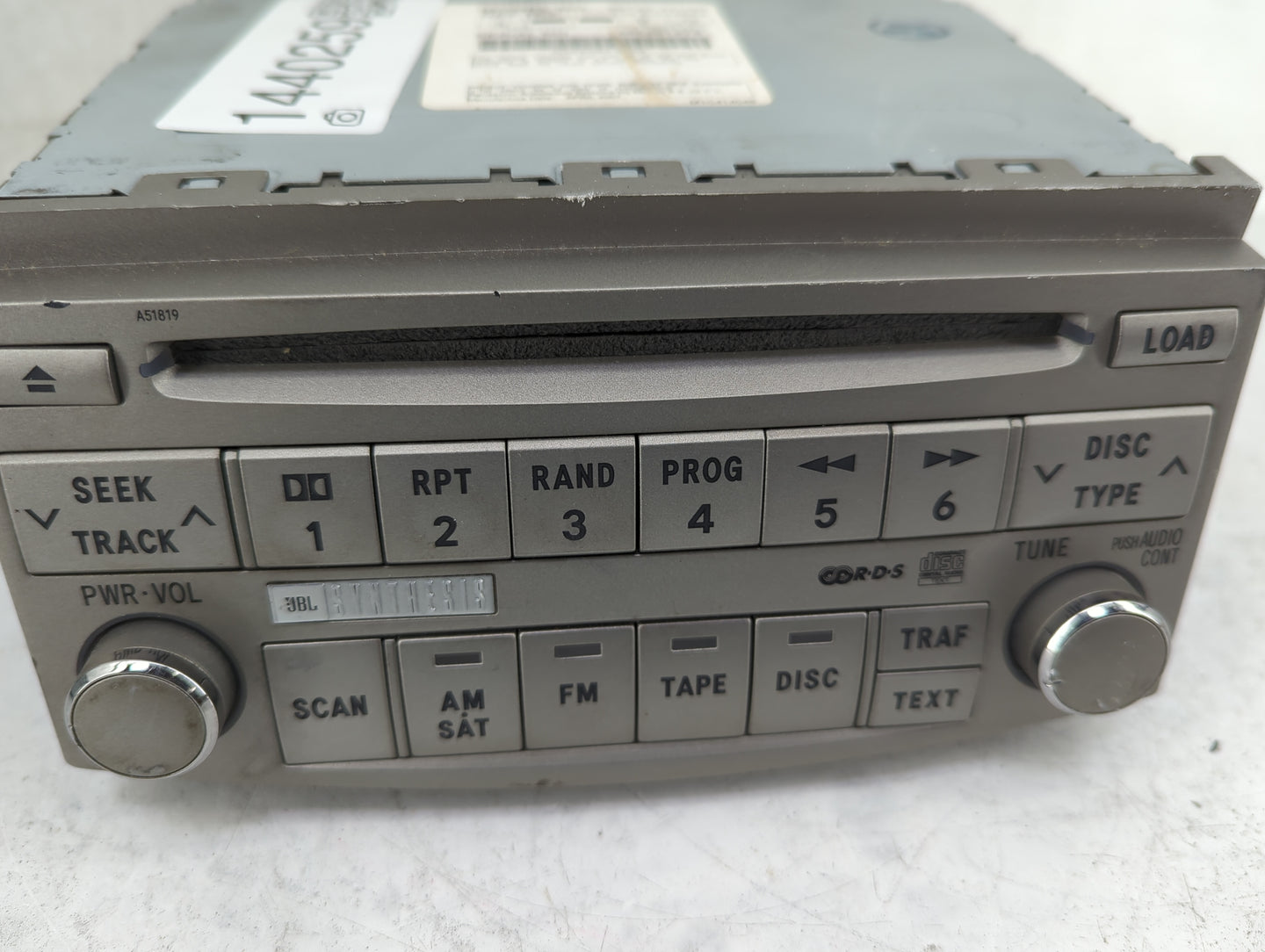 2005-2007 Toyota Avalon Radio AM FM Cd Player Receiver Replacement P/N:86120-AC150 Fits Fits 2005 2006 2007 OEM Used Auto Pa