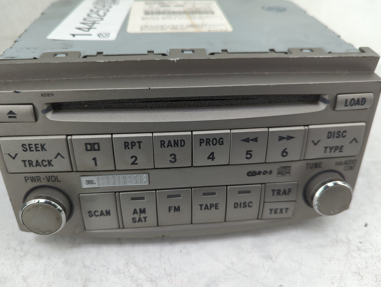 2005-2007 Toyota Avalon Radio AM FM Cd Player Receiver Replacement P/N:86120-AC150 Fits Fits 2005 2006 2007 OEM Used Auto Pa