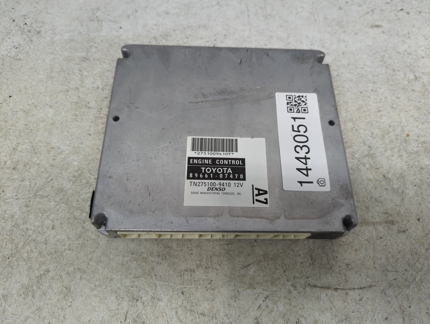 2007 Toyota Avalon PCM Engine Control Computer ECU ECM PCU OEM P/N:89661-07470 TN275100-9410 Fits OEM Used Auto Parts - Oemu