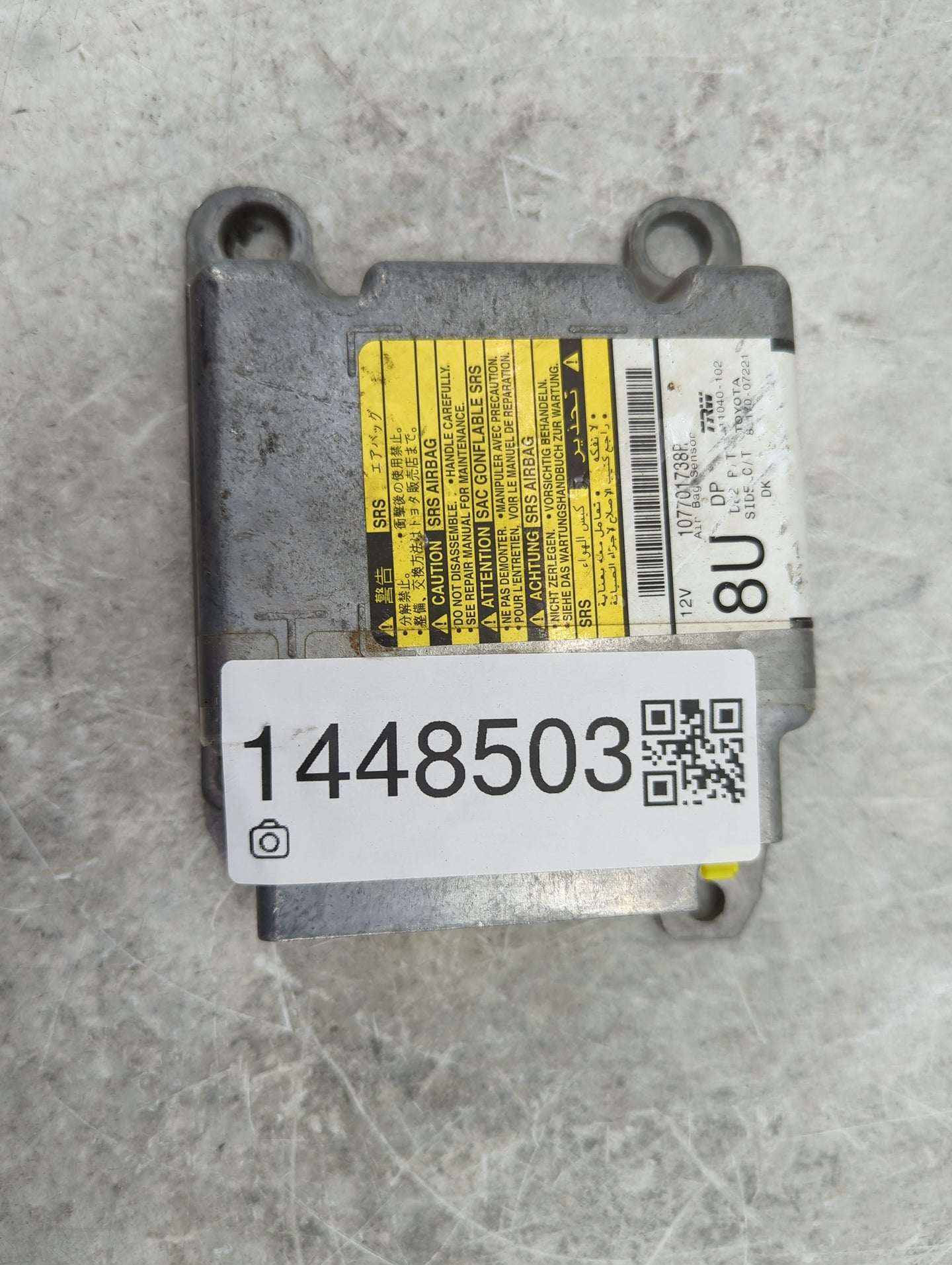 2007 Toyota Avalon Safety Restraint Srs Airbag Control Module - Oemusedautoparts1.com