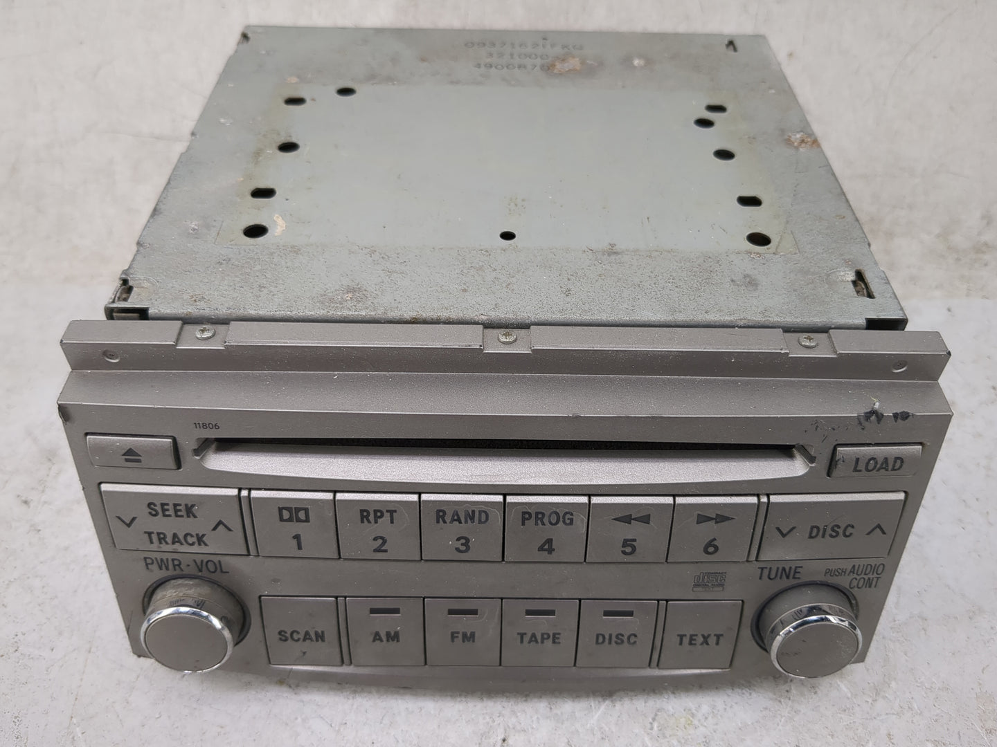 2005-2007 Toyota Avalon Radio AM FM Cd Player Receiver Replacement P/N:0937162IFKQ 321000-4900B70 Fits Fits 2005 2006 2007 O