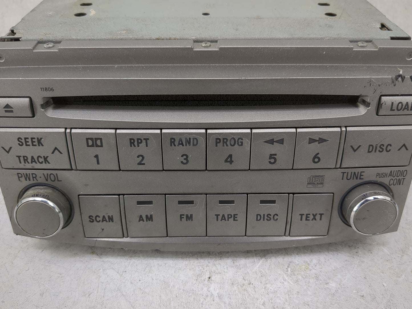 2005-2007 Toyota Avalon Radio AM FM Cd Player Receiver Replacement P/N:0937162IFKQ 321000-4900B70 Fits Fits 2005 2006 2007 O