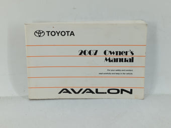 compare product 2007 Toyota Avalon Owners Manual Book Guide OEM Used Auto Parts