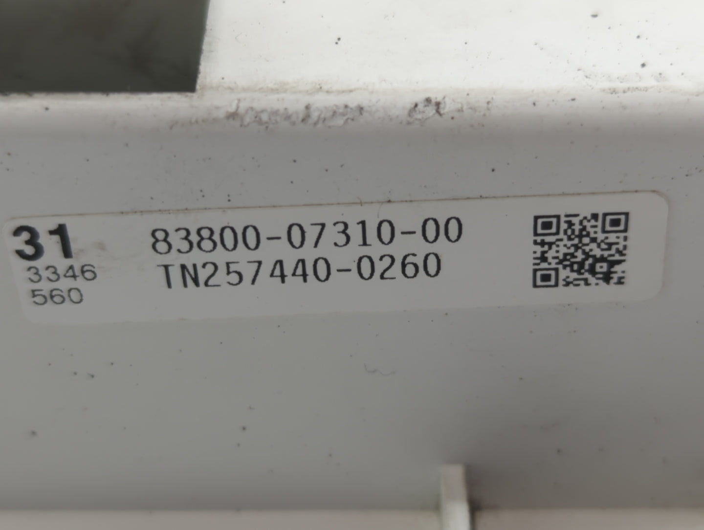 2007 Toyota Avalon Instrument Cluster Speedometer Gauges P/N:83800-07310-00 Fits OEM Used Auto Parts - Oemusedautoparts1.com