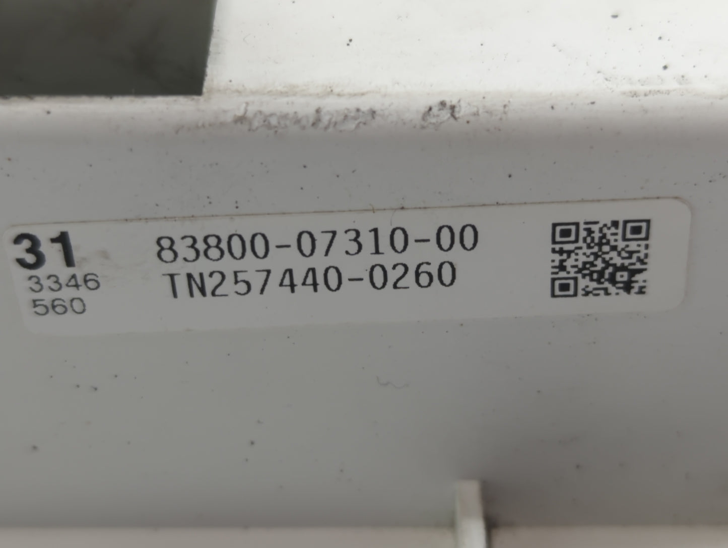 2007 Toyota Avalon Instrument Cluster Speedometer Gauges P/N:83800-07310-00 Fits OEM Used Auto Parts - Oemusedautoparts1.com