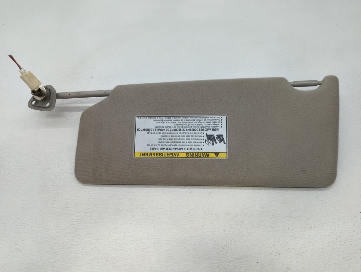 2005-2012 Toyota Avalon Sun Visor Shade Replacement Passenger Right Mirror Fits Fits 2005 2006 2007 2008 2009 2010 2011 2012