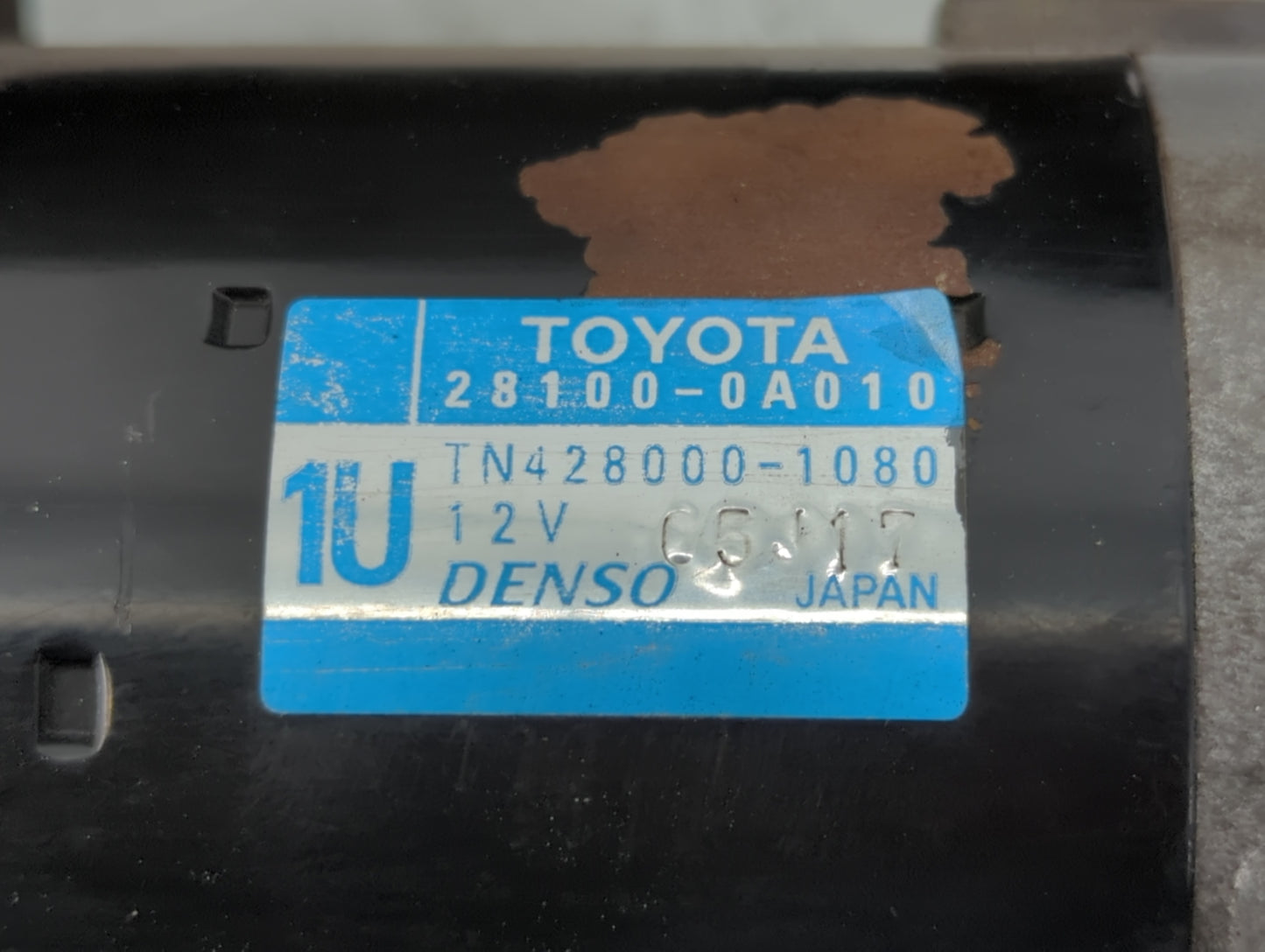 2005-2018 Toyota Avalon Car Starter Motor Solenoid OEM P/N:TN428000-1080 28100-0A010 Fits OEM Used Auto Parts - Oemusedautop