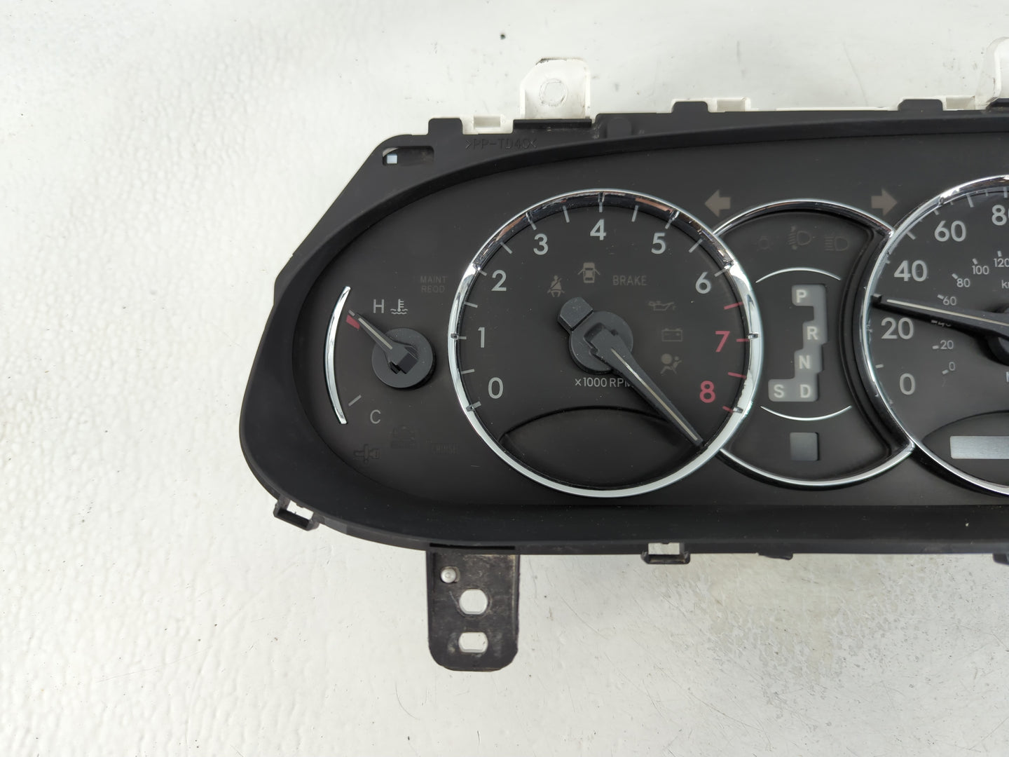 2007 Toyota Avalon Instrument Cluster Speedometer Gauges P/N:83800-07300-00 Fits OEM Used Auto Parts - Oemusedautoparts1.com