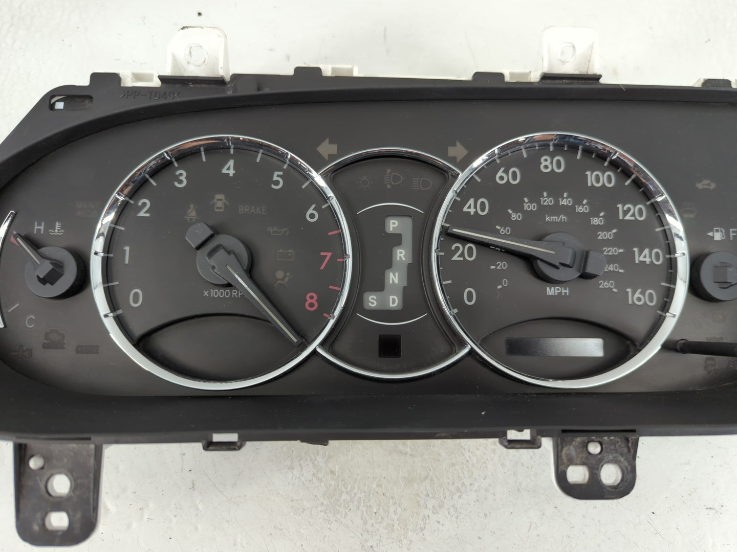 2007 Toyota Avalon Instrument Cluster Speedometer Gauges P/N:83800-07300-00 Fits OEM Used Auto Parts - Oemusedautoparts1.com