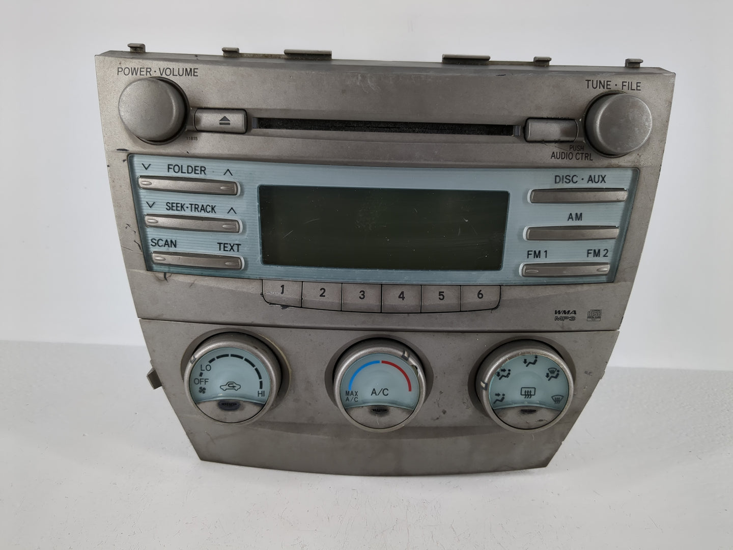 2007-2009 Toyota Camry Radio AM FM Cd Player Receiver Replacement P/N:86120-06180 86120-33A30 Fits Fits 2007 2008 2009 OEM U