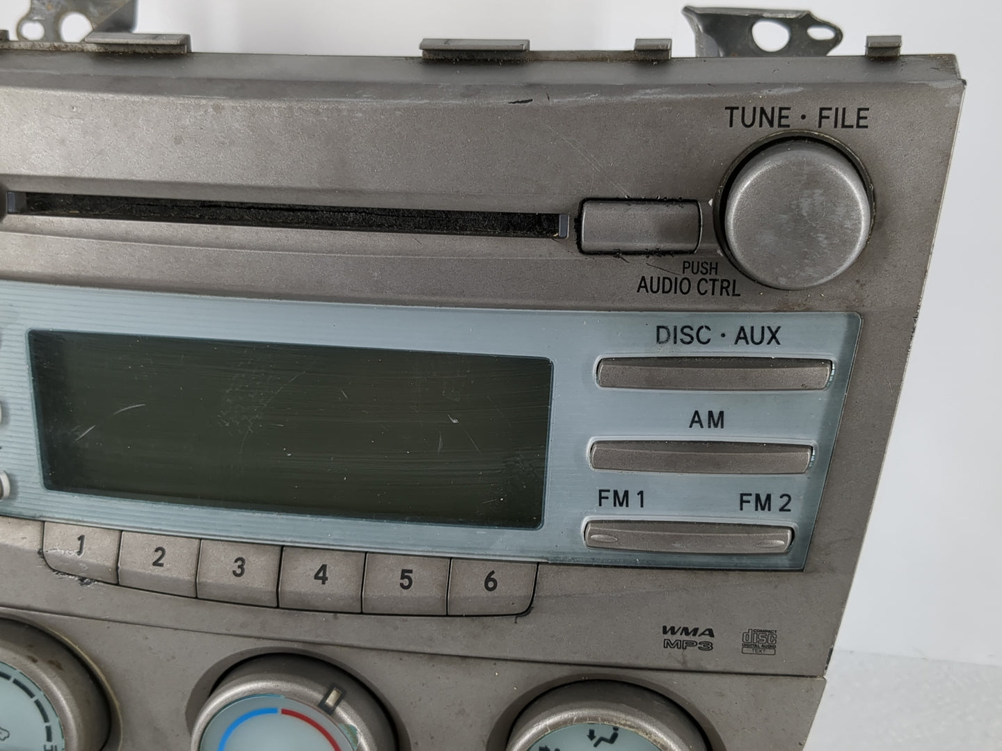 2007-2009 Toyota Camry Radio AM FM Cd Player Receiver Replacement P/N:86120-06180 86120-33A30 Fits Fits 2007 2008 2009 OEM U