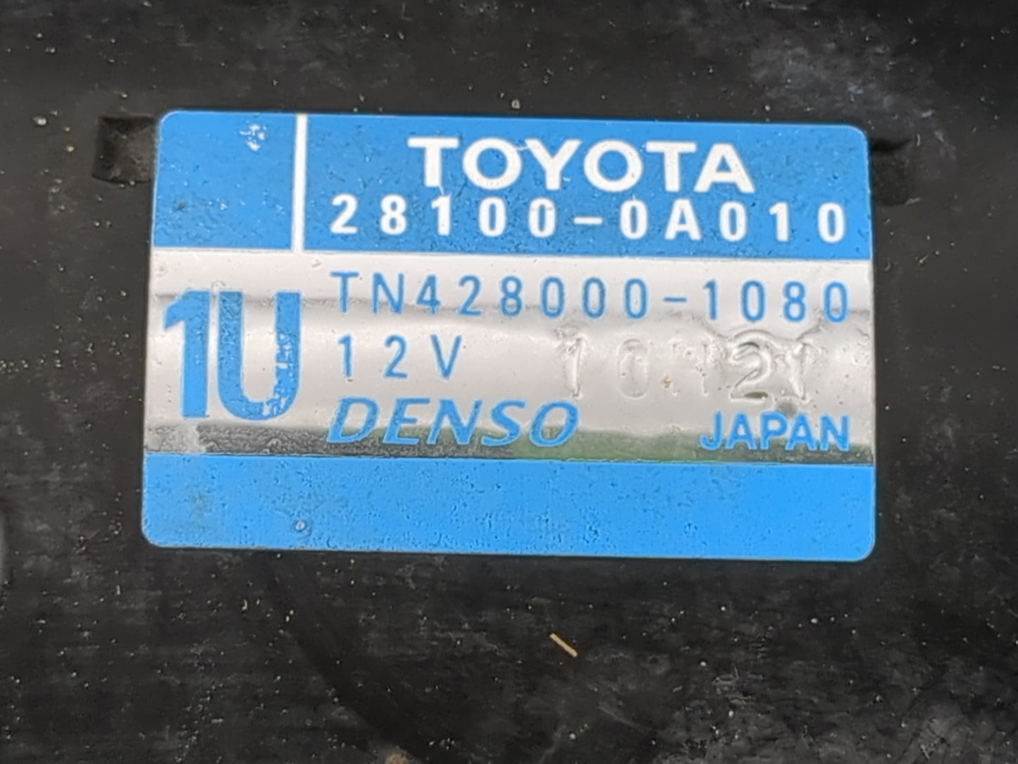 2004-2017 Toyota Camry Car Starter Motor Solenoid OEM P/N:TN428000-1080 28100-0A010 Fits OEM Used Auto Parts - Oemusedautopa