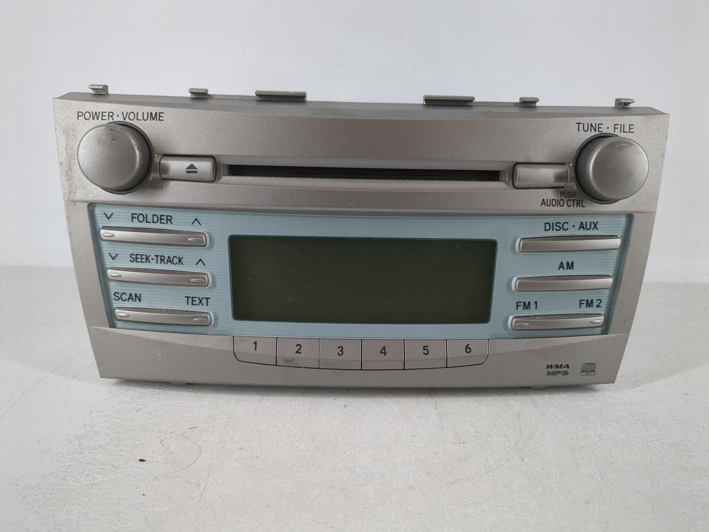 2007-2009 Toyota Camry Radio AM FM Cd Player Receiver Replacement P/N:86120-06180 Fits Fits 2007 2008 2009 OEM Used Auto Par