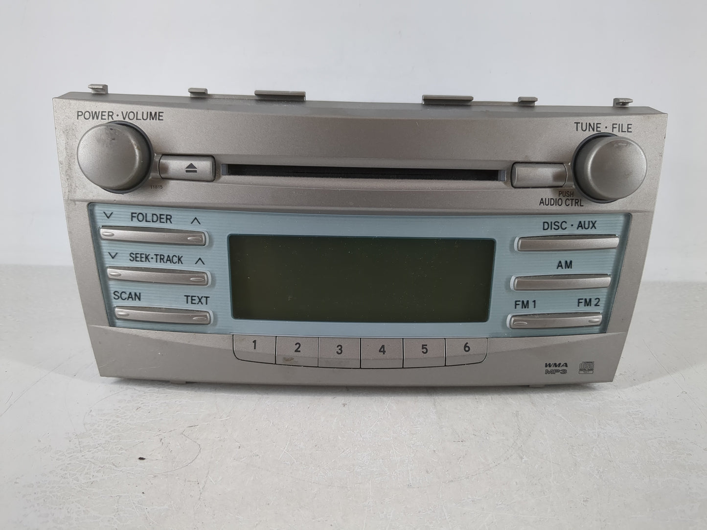 2007-2009 Toyota Camry Radio AM FM Cd Player Receiver Replacement P/N:86120-06180 Fits Fits 2007 2008 2009 OEM Used Auto Par