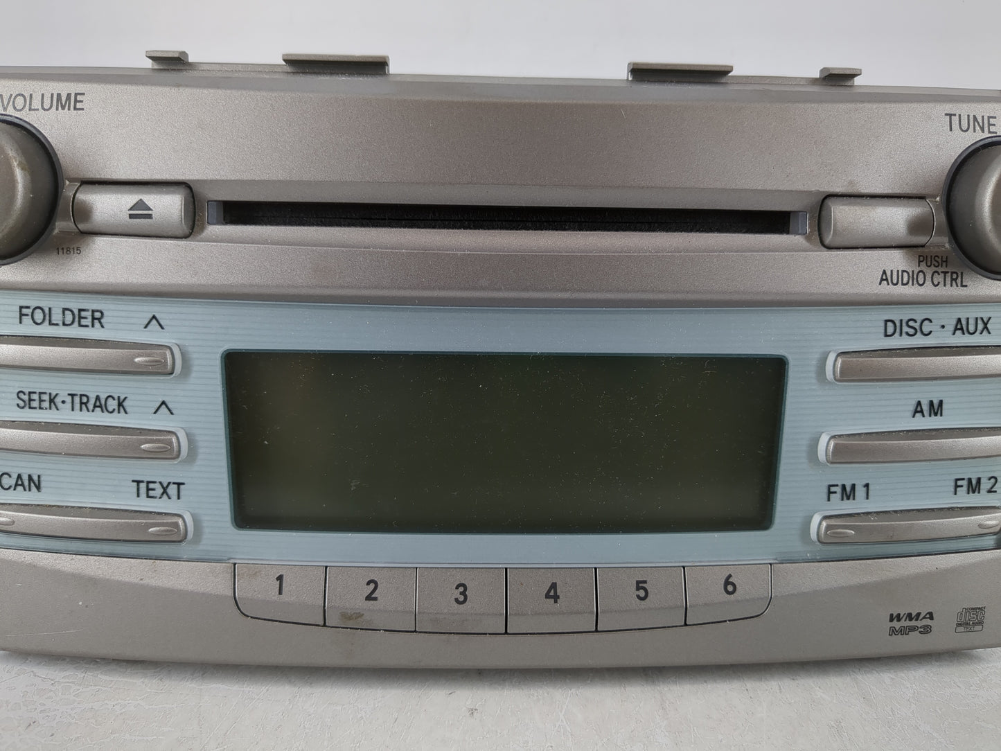 2007-2009 Toyota Camry Radio AM FM Cd Player Receiver Replacement P/N:86120-06180 Fits Fits 2007 2008 2009 OEM Used Auto Par