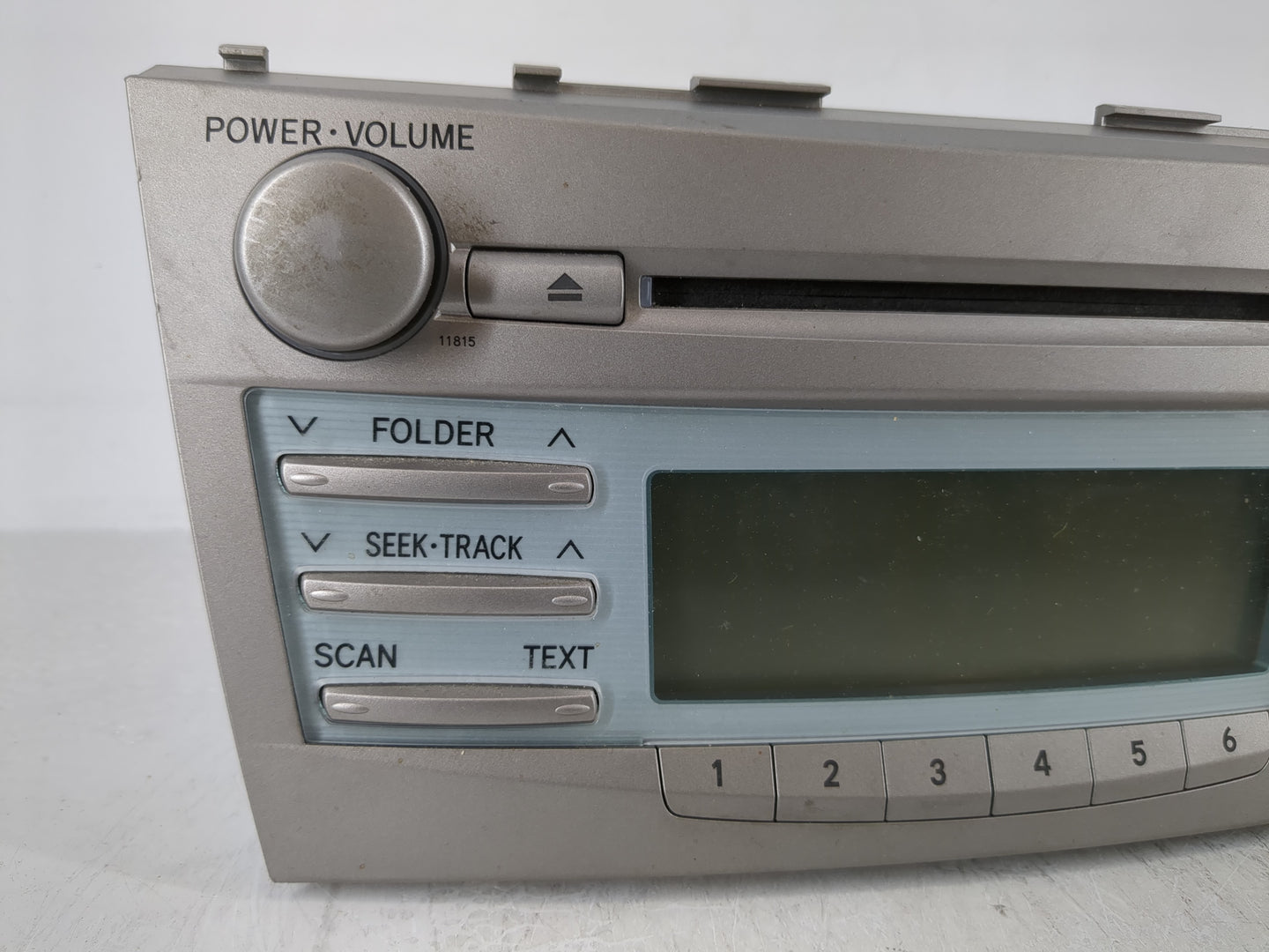 2007-2009 Toyota Camry Radio AM FM Cd Player Receiver Replacement P/N:86120-06180 Fits Fits 2007 2008 2009 OEM Used Auto Par