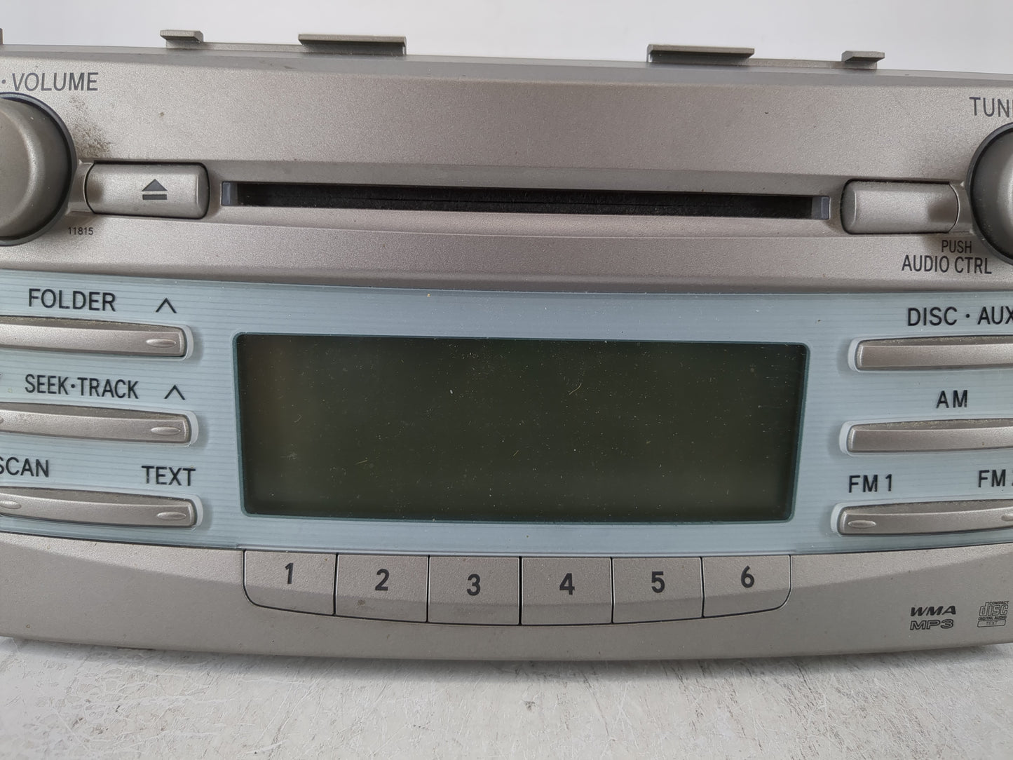 2007-2009 Toyota Camry Radio AM FM Cd Player Receiver Replacement P/N:86120-06180 Fits Fits 2007 2008 2009 OEM Used Auto Par
