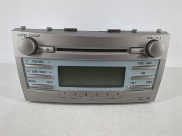 2007-2009 Toyota Camry Radio AM FM Cd Player Receiver Replacement P/N:86120-06180 Fits Fits 2007 2008 2009 OEM Used Auto Par