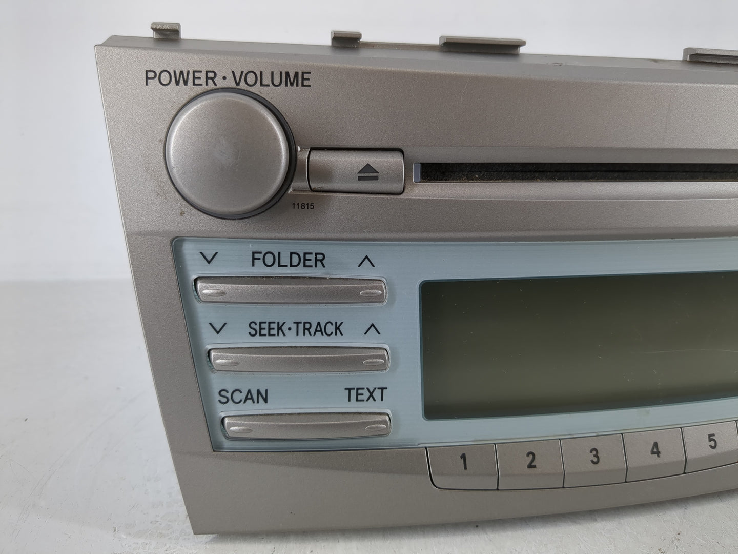 2007-2009 Toyota Camry Radio AM FM Cd Player Receiver Replacement P/N:86120-06180 Fits Fits 2007 2008 2009 OEM Used Auto Par