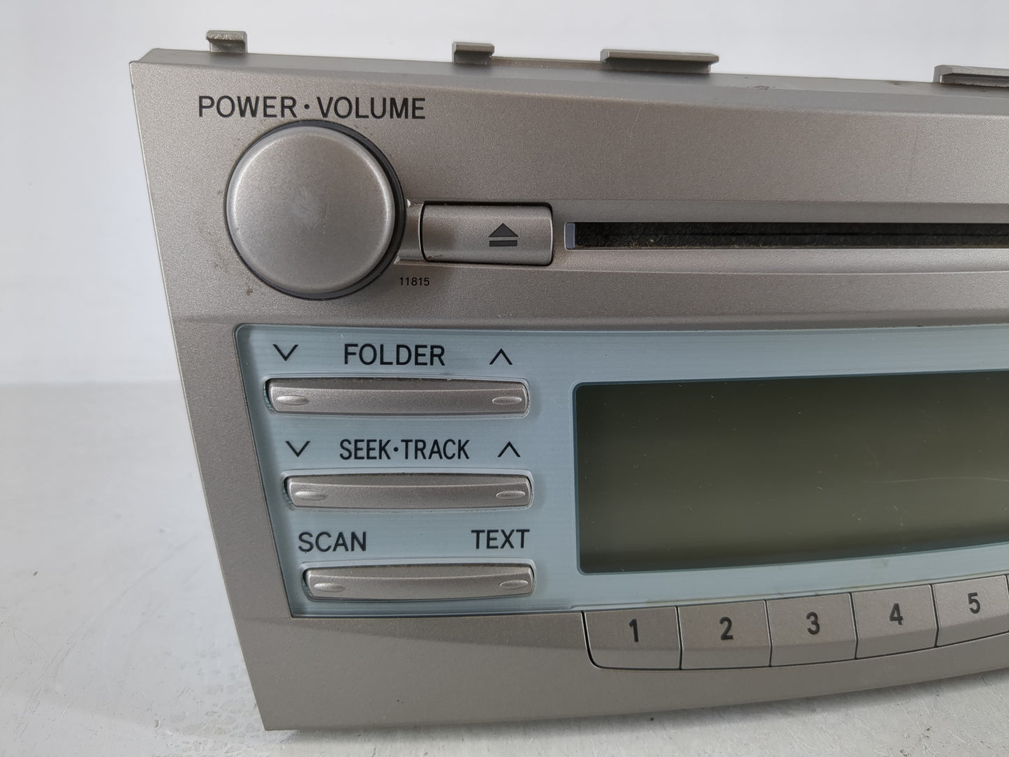 2007-2009 Toyota Camry Radio AM FM Cd Player Receiver Replacement P/N:86120-06180 Fits Fits 2007 2008 2009 OEM Used Auto Par
