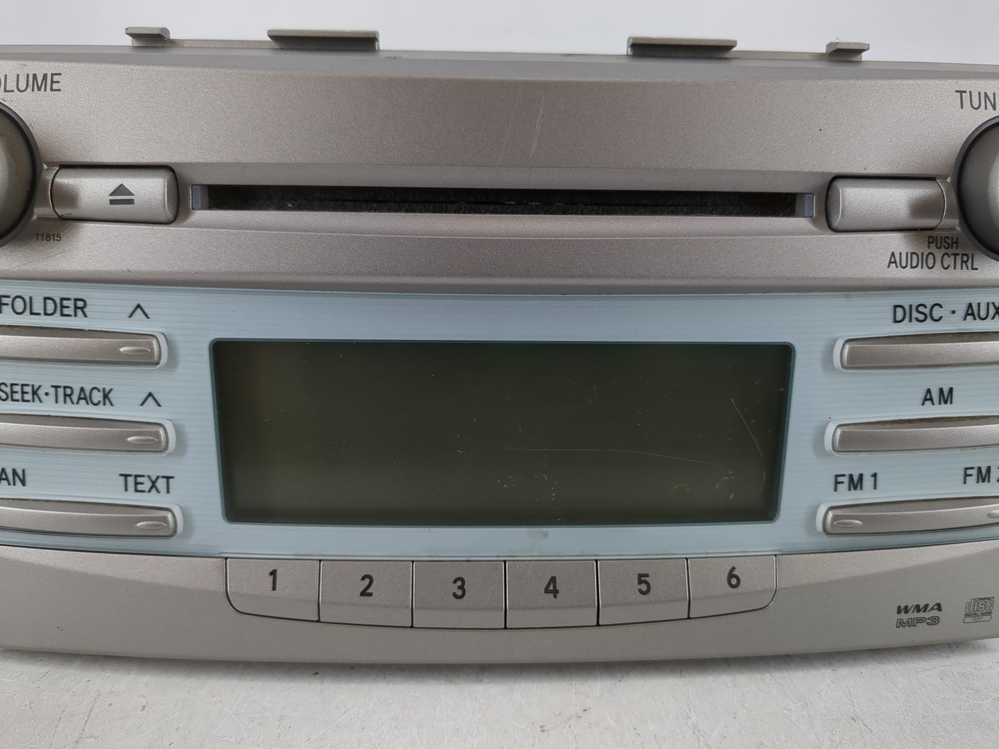 2007-2009 Toyota Camry Radio AM FM Cd Player Receiver Replacement P/N:86120-06180 Fits Fits 2007 2008 2009 OEM Used Auto Par