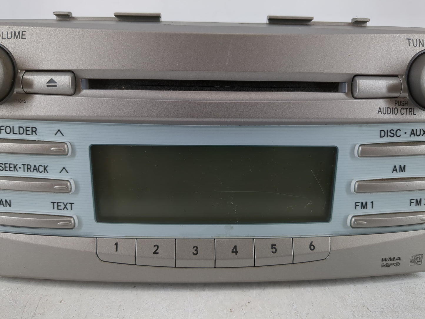 2007-2009 Toyota Camry Radio AM FM Cd Player Receiver Replacement P/N:86120-06180 Fits Fits 2007 2008 2009 OEM Used Auto Par
