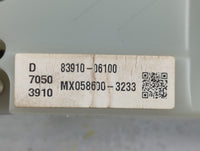 2007 Toyota Camry Upper Dash Defroster Panel Clock Security - Oemusedautoparts1.com