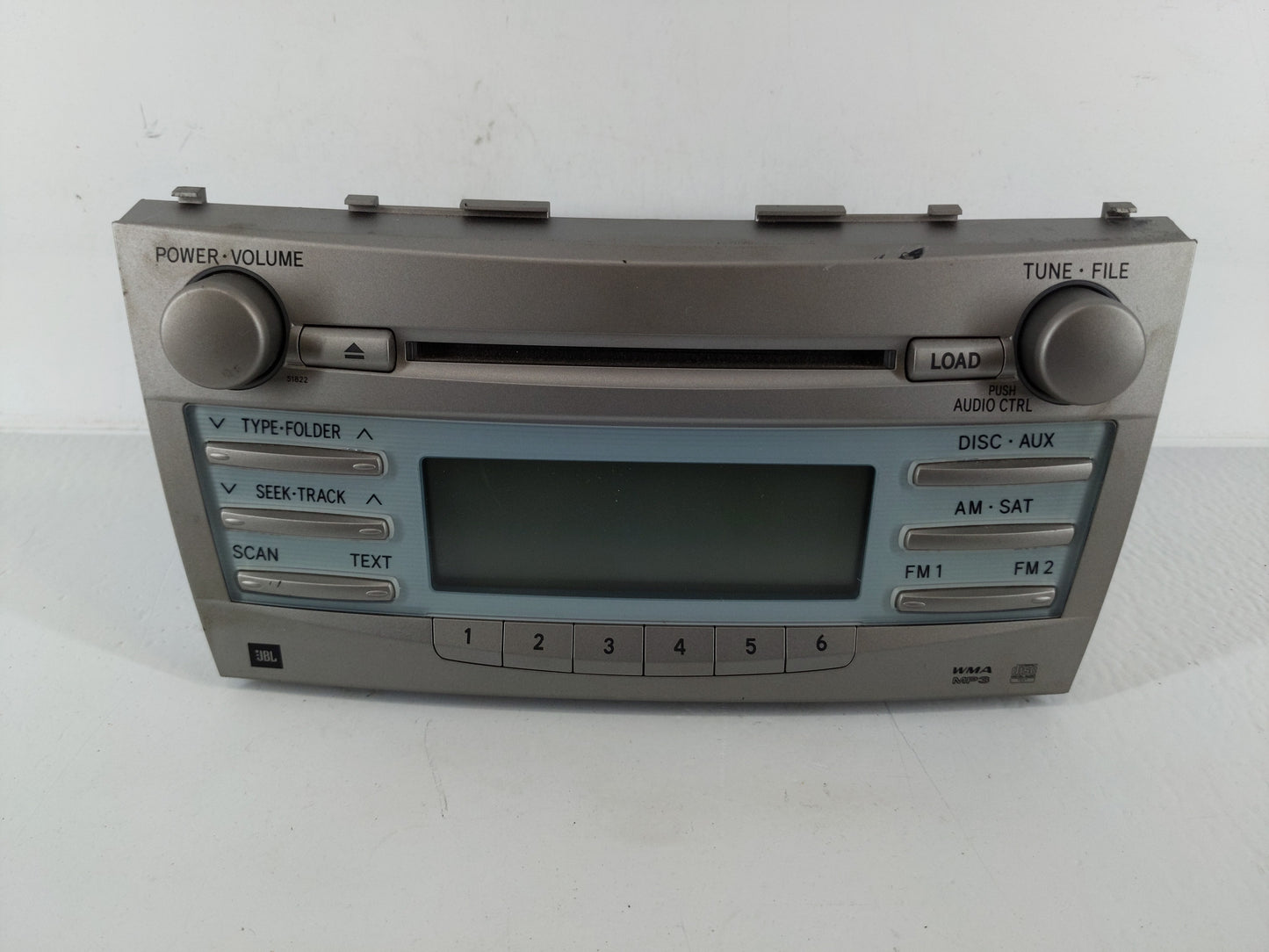 2007-2009 Toyota Camry Radio AM FM Cd Player Receiver Replacement P/N:86120-33A00 Fits Fits 2007 2008 2009 OEM Used Auto Par