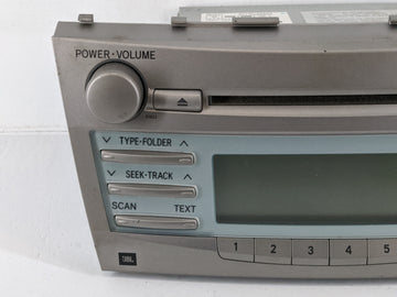 2007-2009 Toyota Camry Radio AM FM Cd Player Receiver Replacement P/N:86120-33A00 Fits Fits 2007 2008 2009 OEM Used Auto Parts