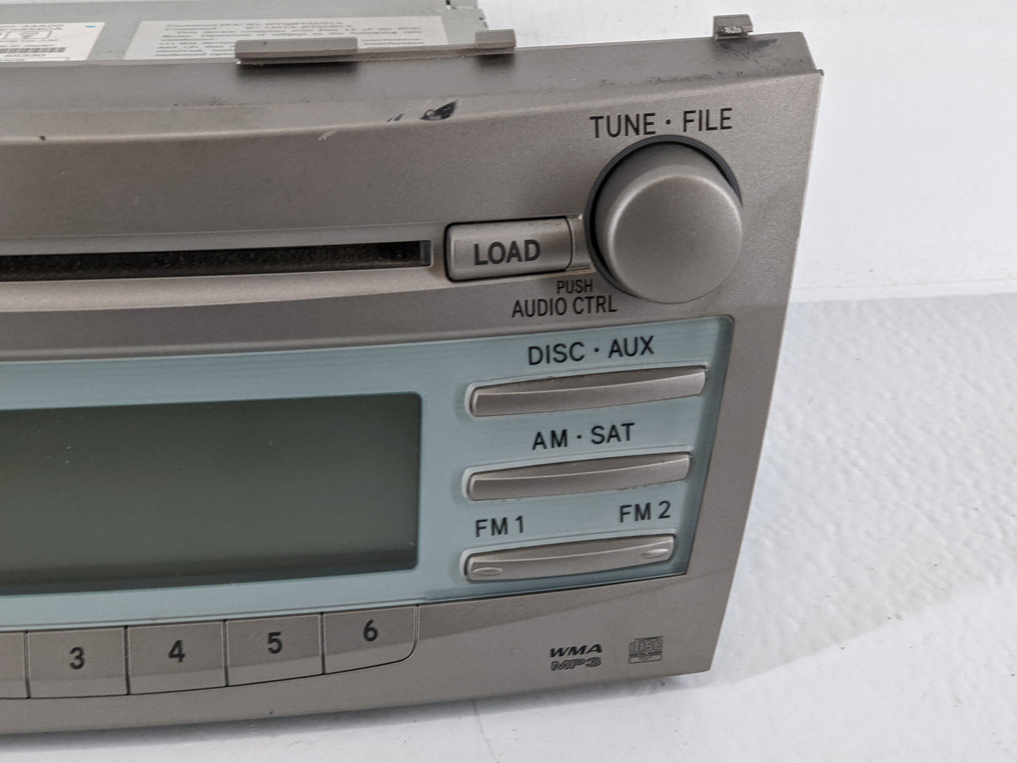 2007-2009 Toyota Camry Radio AM FM Cd Player Receiver Replacement P/N:86120-33A00 Fits Fits 2007 2008 2009 OEM Used Auto Par