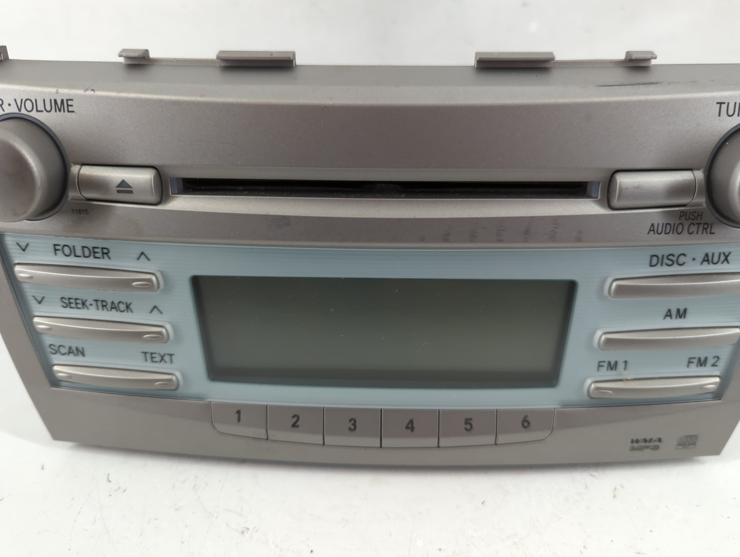 2007-2009 Toyota Camry Radio AM FM Cd Player Receiver Replacement P/N:86120-06180 Fits Fits 2007 2008 2009 OEM Used Auto Par