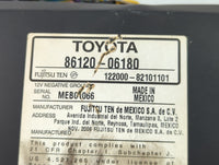 2007-2009 Toyota Camry Radio AM FM Cd Player Receiver Replacement P/N:86120-06180 Fits Fits 2007 2008 2009 OEM Used Auto Par