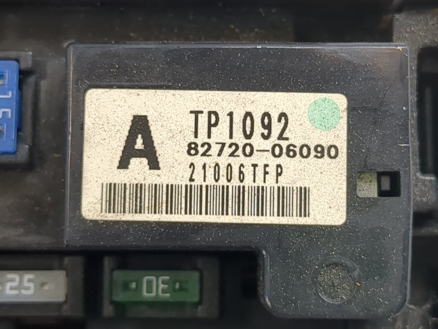 2007-2009 Toyota Camry Fusebox Fuse Box Panel Relay Module P/N:82720-06090 Fits Fits 2007 2008 2009 OEM Used Auto Parts - Oe