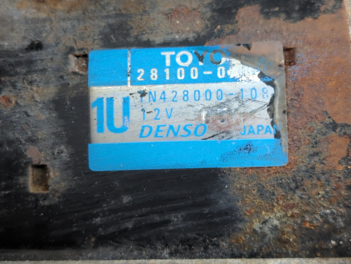 2007 Toyota Camry Car Starter Motor Solenoid OEM P/N:28100-0 28100-0A010 Fits OEM Used Auto Parts - Oemusedautoparts1.com