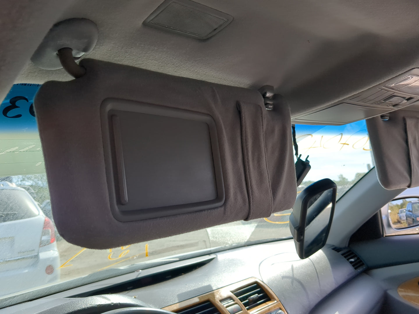 2007-2011 Toyota Camry Sun Visor Shade Replacement Driver Left Mirror Fits Fits 2007 2008 2009 2010 2011 OEM Used Auto Parts