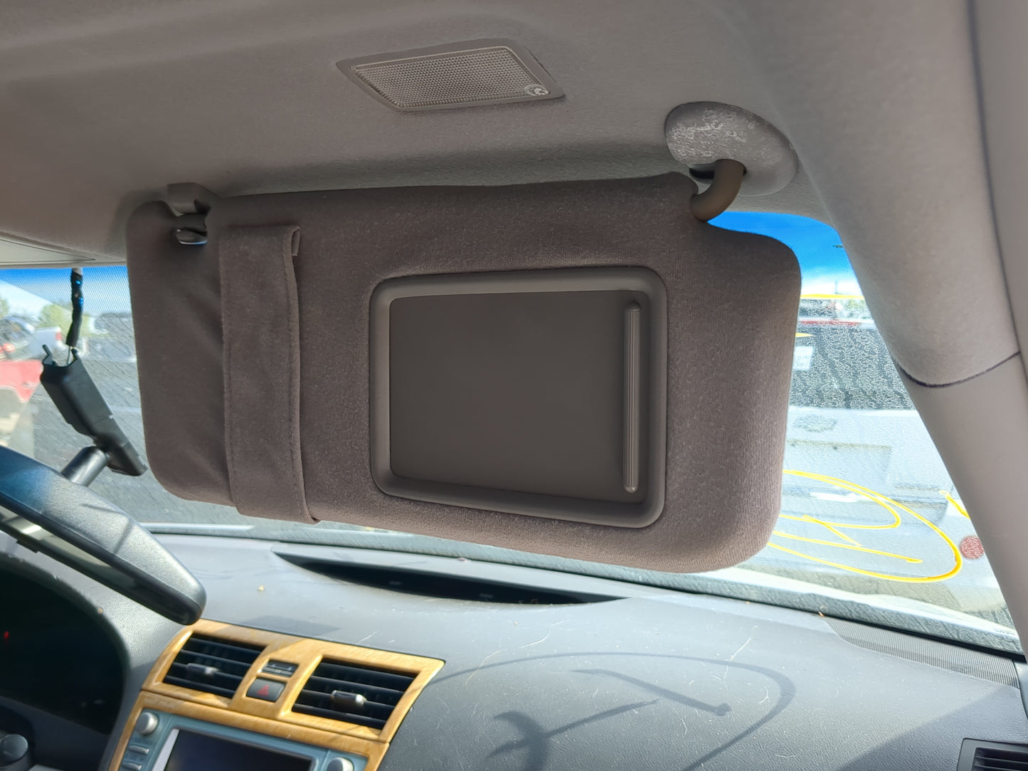 2007-2011 Toyota Camry Sun Visor Shade Replacement Passenger Right Mirror Fits Fits 2007 2008 2009 2010 2011 OEM Used Auto P